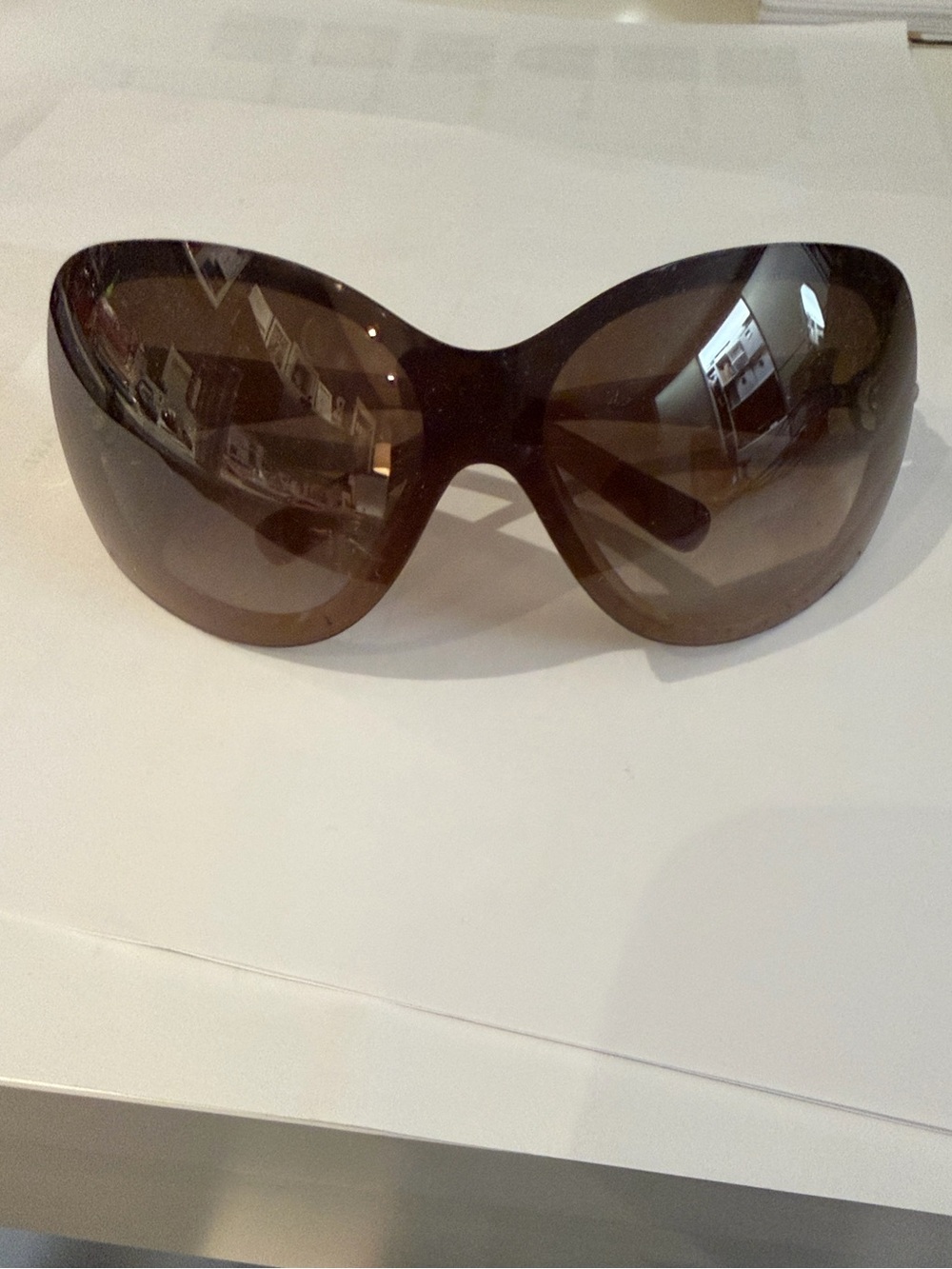 Dior Hit The Road Shield Sunglasses Brown & Black